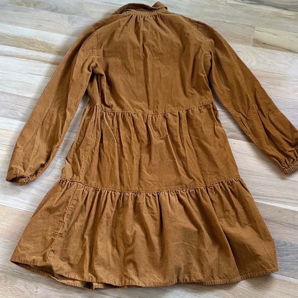 J.Crew Factory Collared Corduroy Mini Shirtdress - Picture 4 of 4